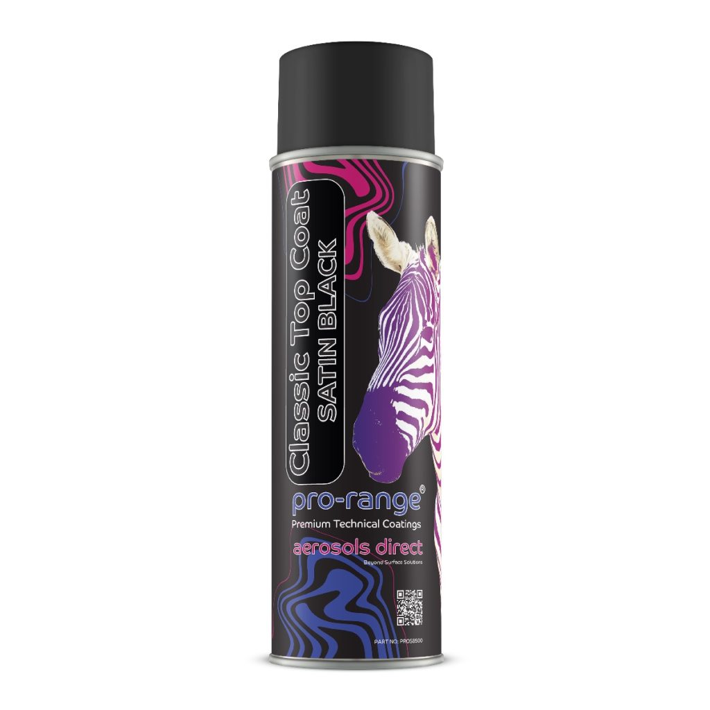 Pro Range - Satin Black Aerosol 500ml